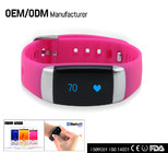 BLE 4.0 Silicone Bluetooth Activity Tracker Running Distance / Heart Rate Monitor Band Smart Watch Bracelet supplier