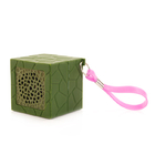 Square Microboom Music Bluetooth Speaker Box Waterproof With Hang Loop supplier