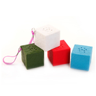 Square Microboom Bluetooth Hiking Speaker Waterproof With Hang Loop supplier