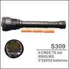 7500LM Portable Camping Lanterns T6 9 Cree LED Flashlight Torch supplier
