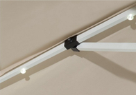 Solar LED Light Canopy Patio Umbrella , Outdoor Furniture Umbrella Garden Sun Shades Parasols supplier