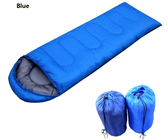 Small Comfortable Hooded Thermal Sleeping Bag 4 Season Blue Red Color 210X75 CM supplier