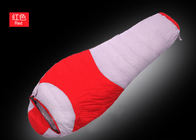 Winter Dual Adult / Kids Outdoor Sleeping Bags 320T Polyester Pongee Fabric Material supplier