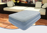 Light Blue Deluxe Sleeping Air Bed Inflatable Queen Size Air Mattress Eco Friendly supplier