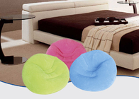 Fantastic Flocked Air Bed Inflatable Cosy Chair Light Weight Convenient Furniture supplier