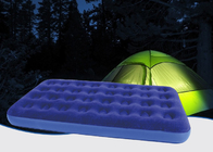 Child Adult Flocked Air Bed Single Inflatable Air Mattress 191x137x22cm supplier