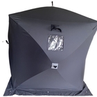 147*147*165CM Ice Shelter Ventilated Black 150D Polyester For Outdoors Camping supplier