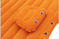 Hot-sell PVC Flocking Outdoor Leisure Equipment Light-weight Auto Relax Bed Inflatable Sleeping Mattress 143*87*35cm supplier