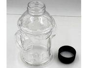 300ml PET Transparent Workout Water Bottles Unique Fire Cock Shaped Plastic Water Liquid Flask supplier