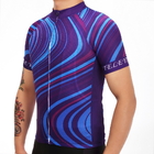 Outdoor Custom Cycling Clothing Jersey Design Colorful Riding Wear Digital Sublimation Printing Cyclist Sports T-Shirt supplier