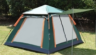 Outdoor Sunproof Water Resistant PU2000MM Coated 210D Polyester Green Automatic Firbreglass Frame Camping Cosy Tent supplier