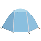 Outdoor Best Tent For Festical Camping Fibreglass Pole Rainproof PU2000mm Coated 190T Polyester Blue Color Cosy Canopy supplier