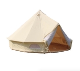 Outdoor Top Quality Family Camper Cosy Cabin Tent 300*300*200cm Khaki Color Waterproof Cotton With PU3000mm Coated supplier
