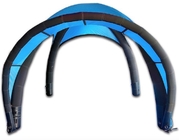 Modern Custom Design Hot Sell Outdoor Sunshade Awning Lightweight Portable Blue Oxford TPU Inflatable X Tent 3M*3M supplier