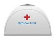 Custom Design Modern Inflatable Medical Tent Lightweight Portable White And Transparent Oxford TPU 3M*3M Isolation Unit supplier