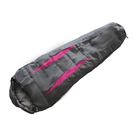 Customzied Travel Camping Cold Prevent Water Resistent Black-Orange Personal 190T Polyester Sleeping Bag 230*80*50cm supplier