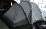 Outdoor Camping Air Dome Blue Color TPU Pole Waterproof Coated Polyester Inflatable Tents supplier