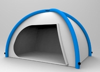 Newest Fashion Outdoor Silver Coated Polyester 190T Blue Color Inflatable Camping Tent supplier