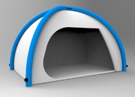 Newest Fashion Outdoor Silver Coated Polyester 190T Blue Color Inflatable Camping Tent supplier
