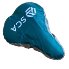 Blue Waterproof Polyester Reflective Bicycle Seat Cover Bike Cycling Accessories 24.5X26CM supplier