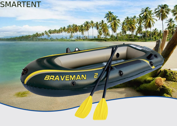 Dark Green Braveman Durable Inflatable Boat , Convenient Lightweight Inflatable Boat supplier