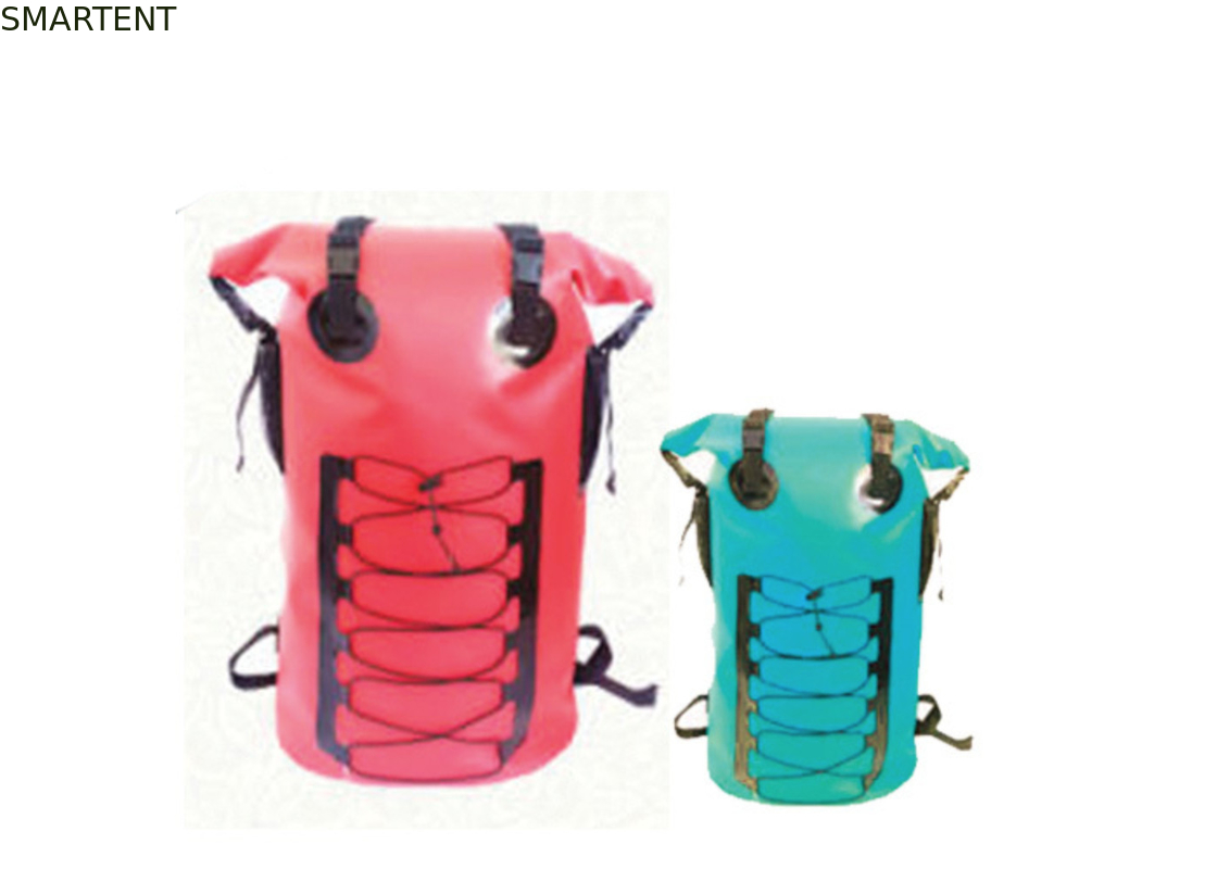 20L Colorful Travel 500D PVC Waterproof Barrel Bag , Outdoor Backpack Dry Bag supplier