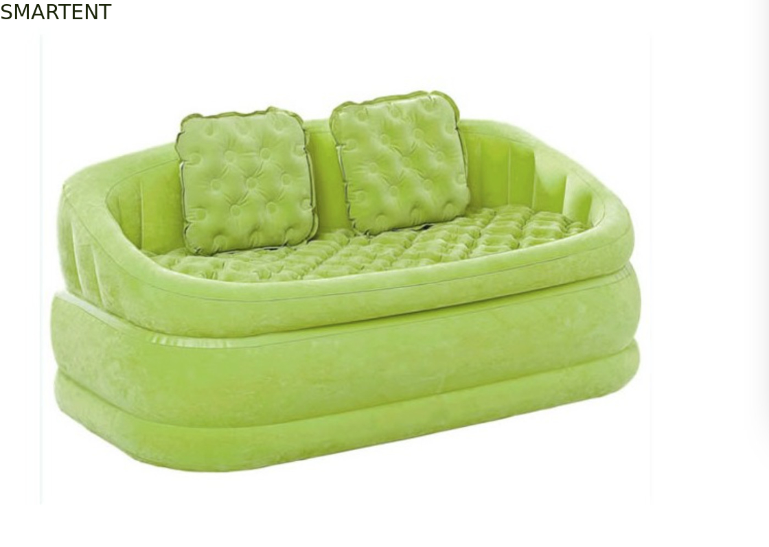 2016 New Design Outdoor Leisure Funny Inflatable  Chesterfield Flocking Sectional Sofa Chair supplier