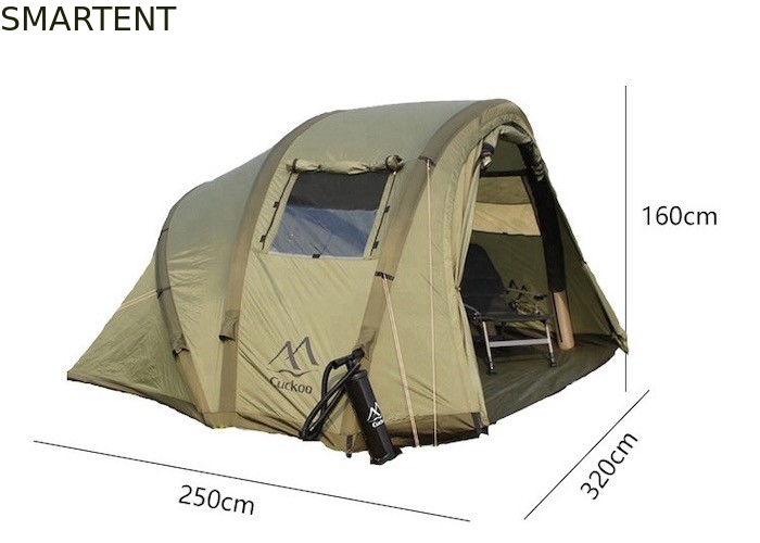 2 People Fishing Shelter Waterproof 210D Oxford Inflatable Outdoor Tents 320*250*160CM supplier
