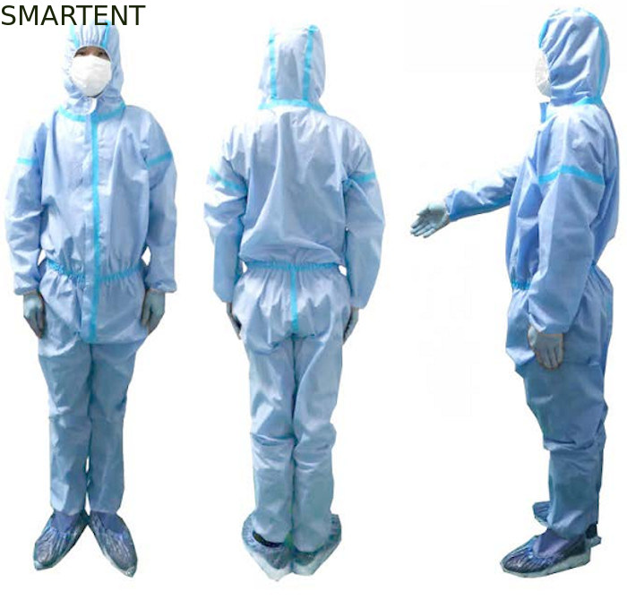 Medical Disposable Protective Clothing White Color Bonded Fabric