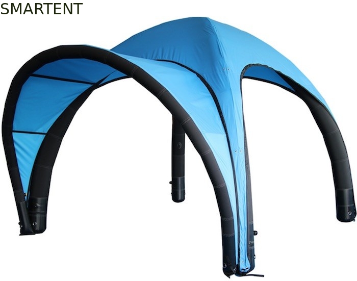 Modern Custom Design Hot Sell Outdoor Sunshade Awning Lightweight Portable Blue Oxford TPU Inflatable X Tent 3M*3M supplier