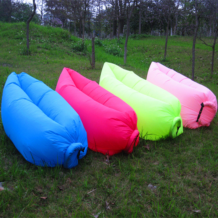 Inflatable Outdoor Leisure Equipment 260cm X 70cm Nylon Ripstop Sleeping Bag
