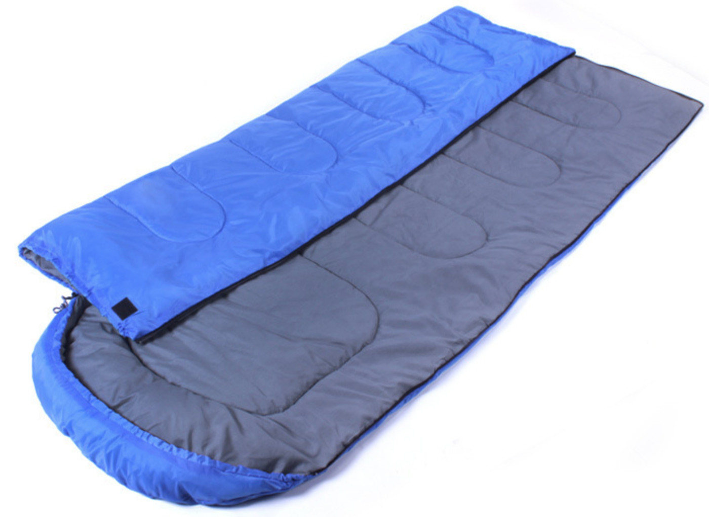 Small Comfortable Hooded Thermal Sleeping Bag 4 Season Blue Red Color