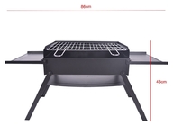 Lightweight 45*30*30cm Chromed Steel Barbecue Grills portable camping bbq Grills supplier