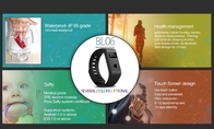 Digital Body Fitness Tracker Bluetooth Sleep Calorie Burning Monitor IP69 supplier