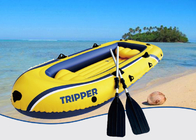 Yellow Beach Tripper PVC Inflatable Boat , Inflatable Rib Boats For Water Sport supplier