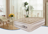 Comfortable Relax Flocked Air Bed Twin Double Airbed With Built In Pump Custom Raised supplier