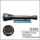 7500LM Portable Camping Lanterns T6 9 Cree LED Flashlight Torch supplier