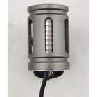 Fashion Silver Grey LED Camp Lamp Bike High Power Flashlight 50mm X 33mm supplier