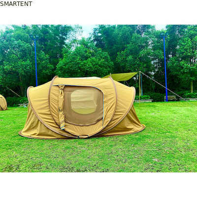 Durable Outdoor Pop Up Camping Tents for 2-3 People Waterproof PU Coated Cotton Canvas 3000x150x100CM supplier