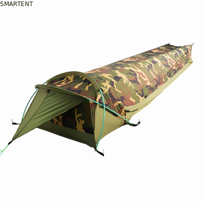 230*60*35CM Outdoor Camping Tents Portable Camo Tunnel Tent for 1-2 People Waterproof and Easy to Carry supplier