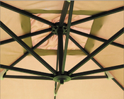 Modern Duplex Roman Free Standing Patio Umbrella Set , Large Cantilever Parasol supplier