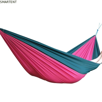 280*140CM Lightweight Durable Taffeta Parachute Nylon Collapsible Camping Hammock With Mosquito Net For Trees supplier