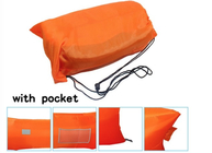 Outdoor Mountain Sleeping Bags Beach Inflatable Chair Lounger Nylon Lazy Air Sofa supplier