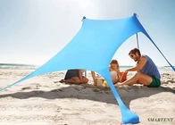 Custom Polyester Beach Awning Outdoor Camping Tents 210 X 150 X 170CM supplier
