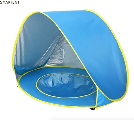 Waterproof and UV Resistant Outdoor Camping Tents 190T Silver Coated Polyester Pop Up Baby Play Tent supplier