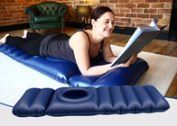 PVC Maternity Inflatable Beach Cushion Air Sleeping Mattress Dark Blue Color 182X63 cm supplier