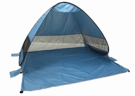 200x165x130CM 190T Polyester Pop Up Beach Tent Blue Outdoor Camping Sun Shade supplier