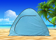 Custom Quick Open Automatic Pop Up Camping Tent 190T Silver Coated Polyester Beach Awning supplier