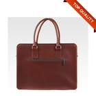 Messenger Cowhide Hard Art Leather Laptop Briefcase Notebook Carrying Case Luxury Handbag supplier