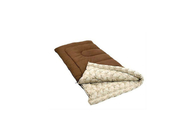 100% Cotton Brown Flannel Envelope Outdoor Sleeping Bags , Rectangular Down Sleeping Bag supplier